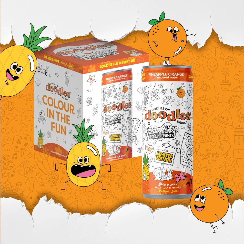 Pineapple & Orange Flavoured Water