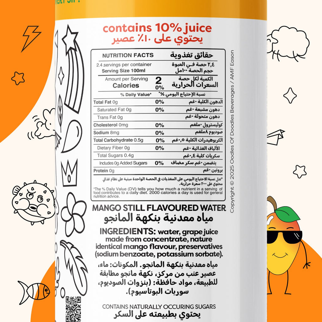Mango Flavoured Water