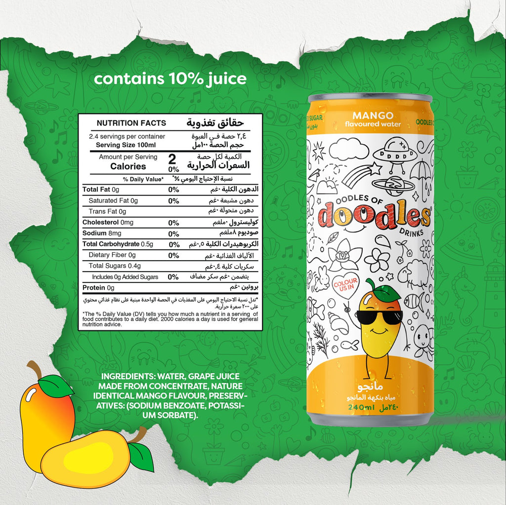 Mango Flavoured Water